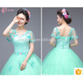 Alibaba Online Cinderella Royal Blue Special Occasion Party Gowns Princess Style Real Sample Ball Gown Wedding Dress